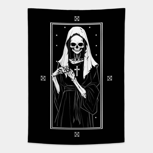 The Nun Tarot Card Tapestry by Enyr's little witchy corner