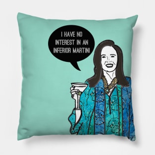 Inferior Martini Pillow