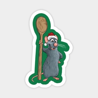 Remy from Ratatouille Christmas Magnet