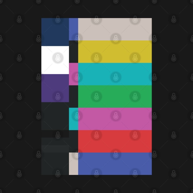 No Signal TV Test Pattern Color Bars by avperth