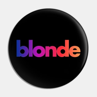 Blonde-Frank Ocean Pin