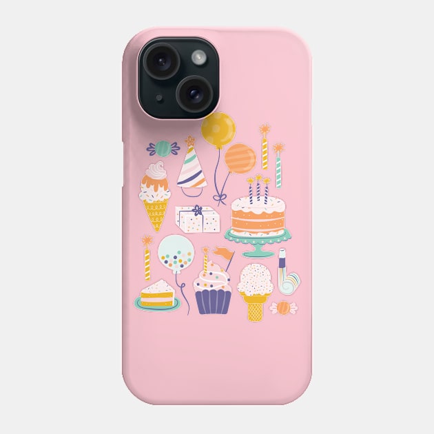 Birthday Celebration Phone Case by allisonromerodesign