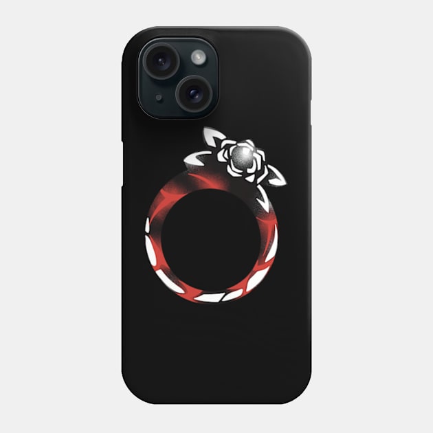 Rose Oriana Ring - The Eminence in Shadow Season 2 or Kage no Jitsuryokusha ni Naritakute 2nd Season Anime and Manga - Black and White Icons Vector - December Fall 2023 TEIS45 Phone Case by Animangapoi