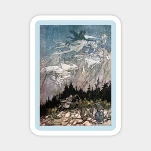 Spirits of the Catskill Mountains - Arthur Rackham Magnet