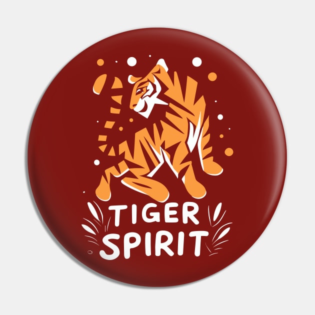 Tiger Spirit: Unleash Your Inner Power Pin by Thewondercabinet28