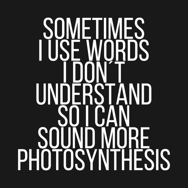 Sometimes I use words I dont understand by StraightDesigns