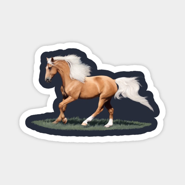 Palomino Tennessee Walker Magnet by KJL90