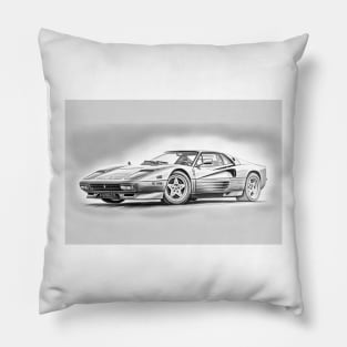 Classic Ferrari Testarrosa Pillow