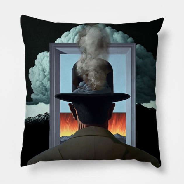 Smoke a Cigar No. 1: Nothing Bothers Me When I'm Smoking a Cigar Pillow by Puff Sumo