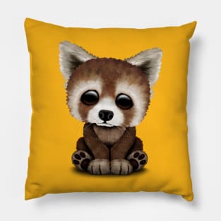 Cute Baby Red Panda Pillow