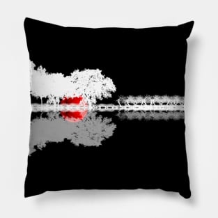 nature guitar 5 Pillow