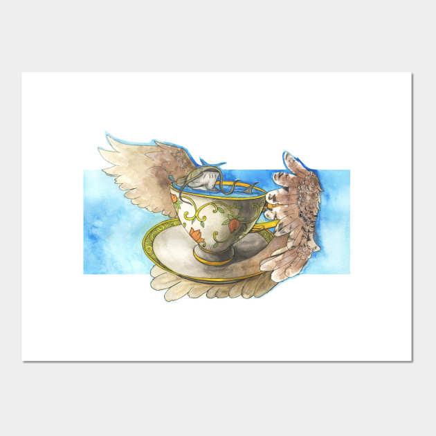 Flying Saucer Watercolor Painting Posters And Art Prints