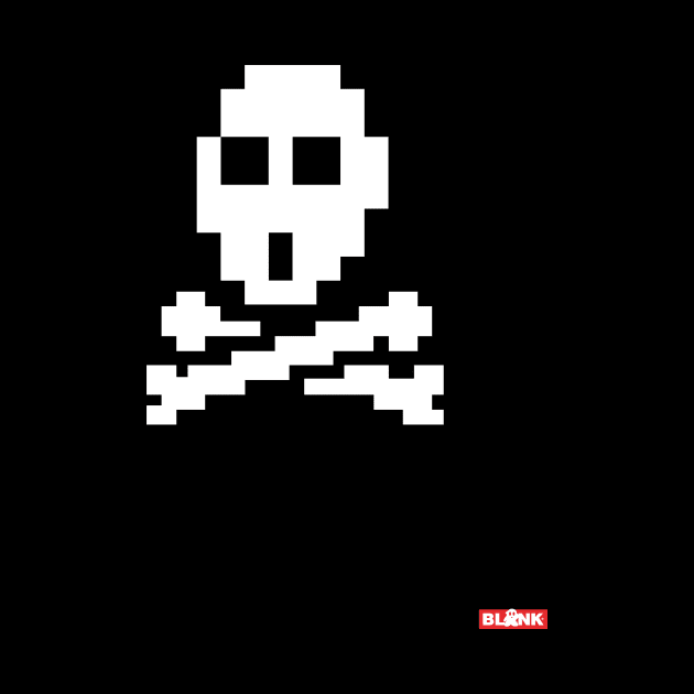 8 Bit Jolly Roger by BLANKtees