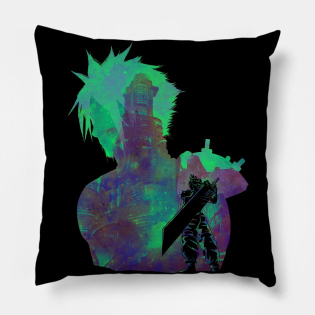 Strife Art multy v 2 Pillow by Genesis993