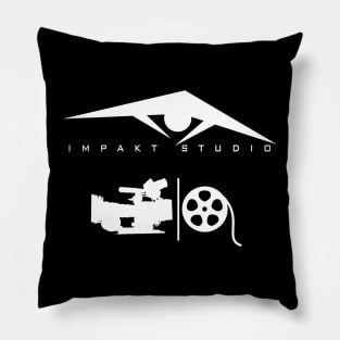 IMPAKT STUDIO CAMERA REEL LOGO Pillow