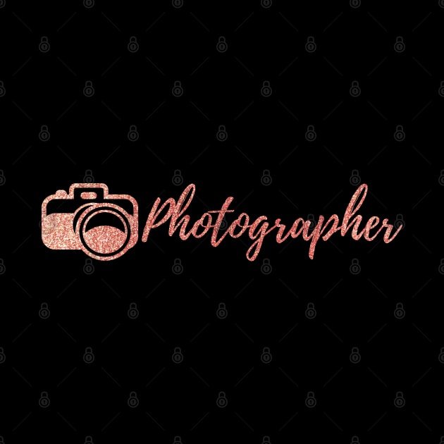 Photographer Rose Gold by epoliveira