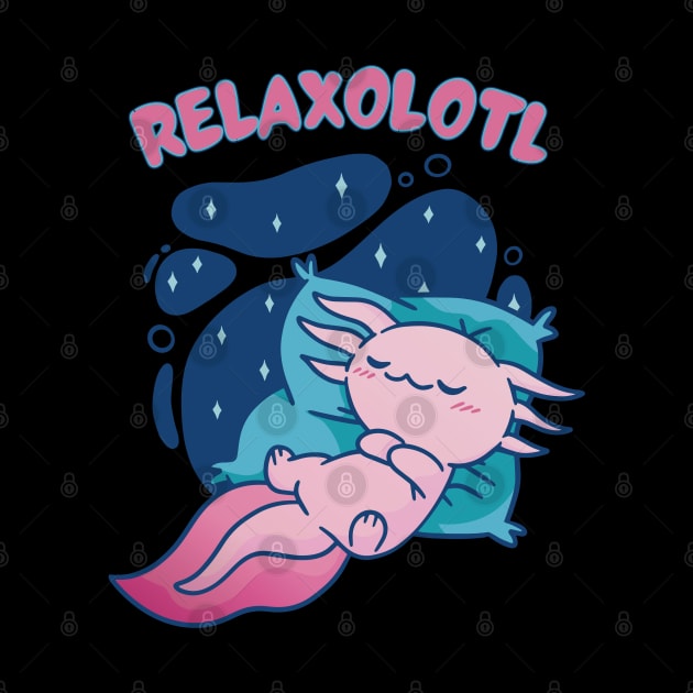 Relaxolotl Axolotl by Sugoi Otaku Gifts