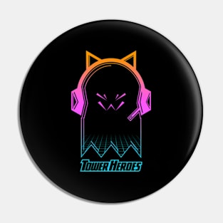 Tower Heroes Spectre Synthwave Pin