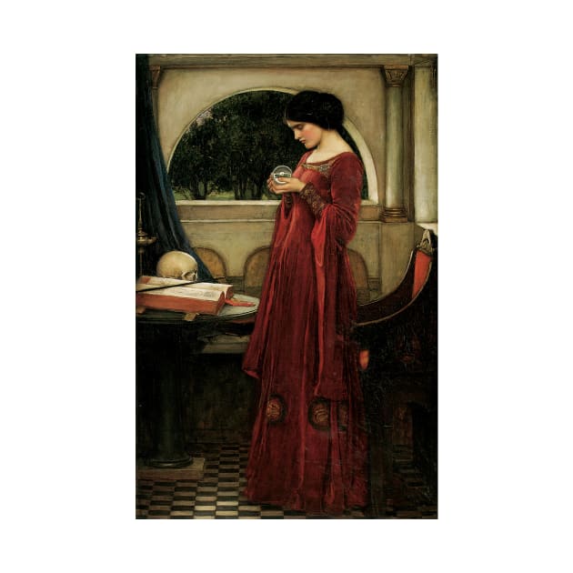 The Crystal Ball by John William Waterhouse by MasterpieceCafe