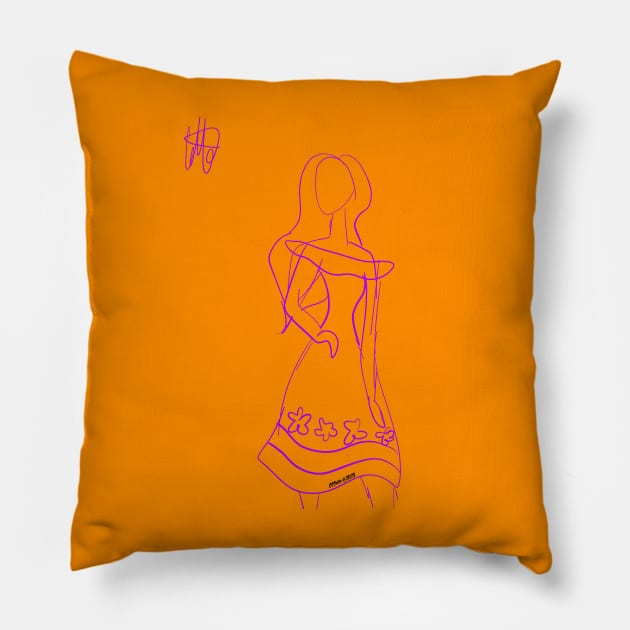 Here to Dance Pillow by Calli's Corner