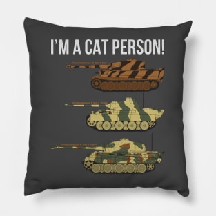 For the lover of tanks and cats Pillow
