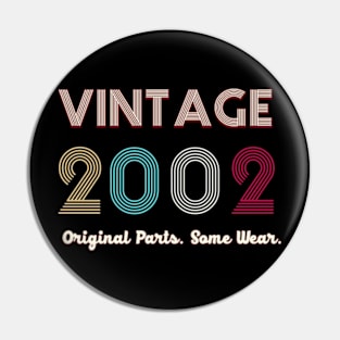 Vintage 2002 Original Parts. Some Ware Pin