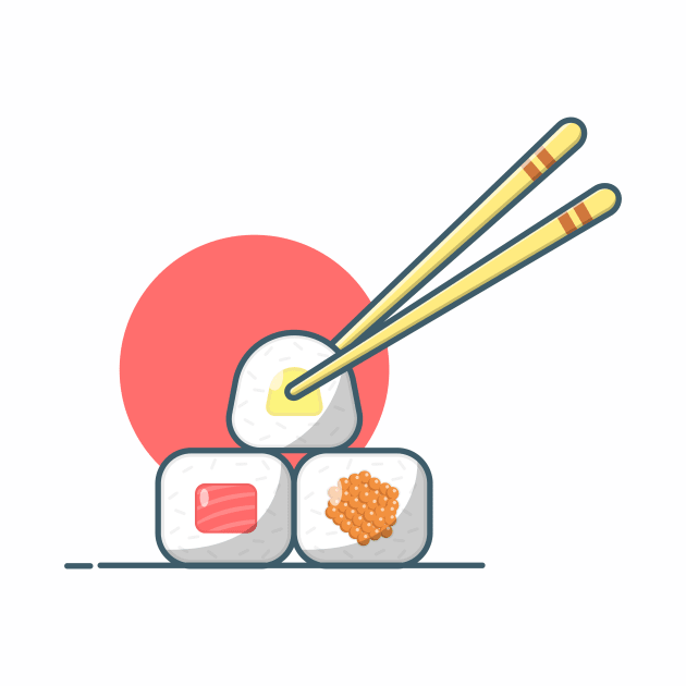 3 Sushi Roll by KH Studio