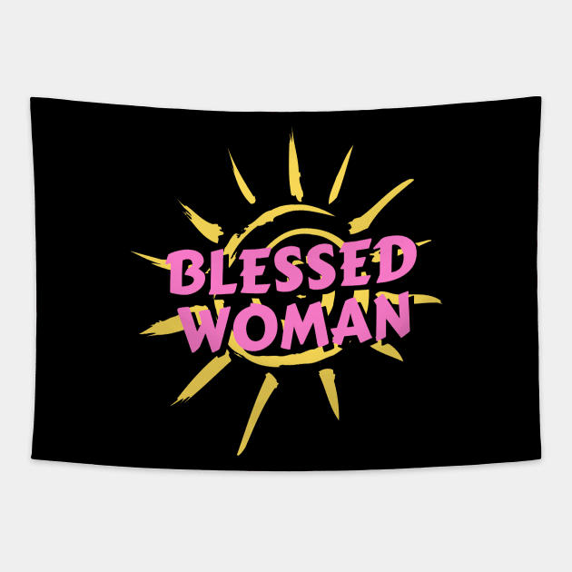 Blessed Woman | Christian Woman Tapestry by All Things Gospel