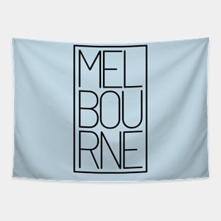 Cool Melbourne Australia Souvenir Typography Gift Tapestry