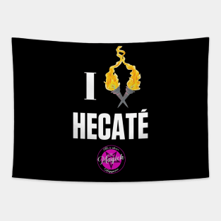 I (Burn For) Hecaté (white text) Tapestry