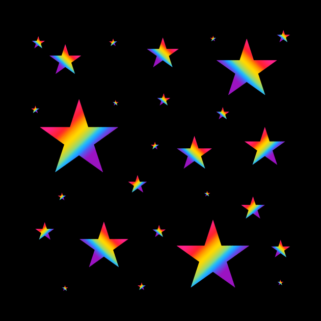 Rainbow Stars by anomalyalice