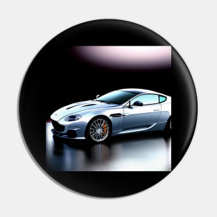 Modern Vantage Sports Car Pin