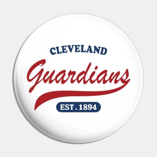 Cleveland Guardians Classic Style Pin