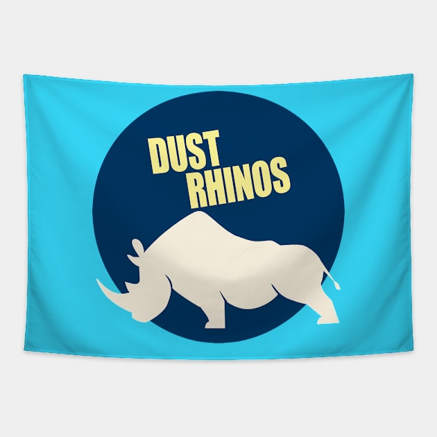 Dust Rhinos Blue Moon Tapestry by Dust Rhinos Swag Store