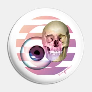 Eyeball Skull Pin