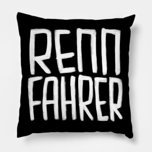 Racing, German, Rennfahrer Pillow