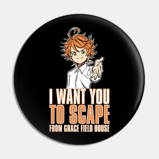 THE PROMISED NEVERLAND: I WANT YOU Pin