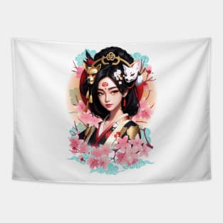 Sakura Geisha ver 2 Tapestry