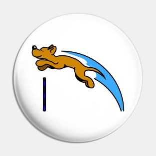 Jumping Dog Pin