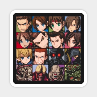 Resident Evil Pixel Art Collection Magnet