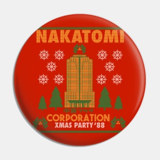 Nakatomi Plaza Xmas party '88 Pin