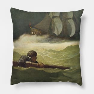 Wreck of the Covenant by NC Wyeth Pillow