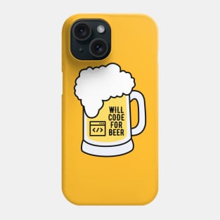 Will code for Beer Phone Case