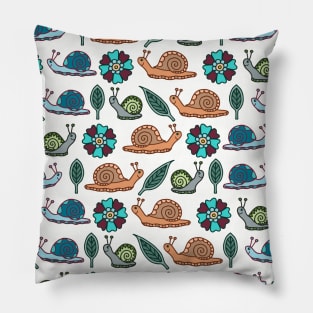 Garden Snails | Snails Pattern Pillow