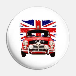 1964 Mini Cooper 'S' Monte Carlo Rally Winner Pin