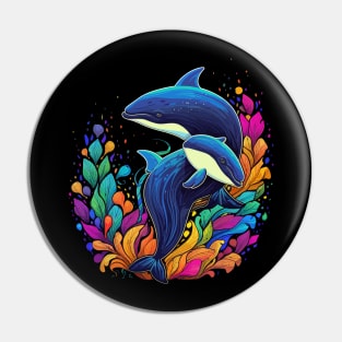 Orca Mothers Day Pin