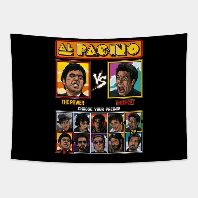 Al Pacino Fighter T-shirt Tapestry by RetroReview