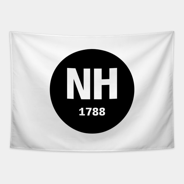 New Hampshire | NH 1788 Tapestry by KodeLiMe