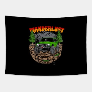 Wanderlust Jeep Holiday - Green Tapestry