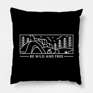 Be Wild and Free Pillow